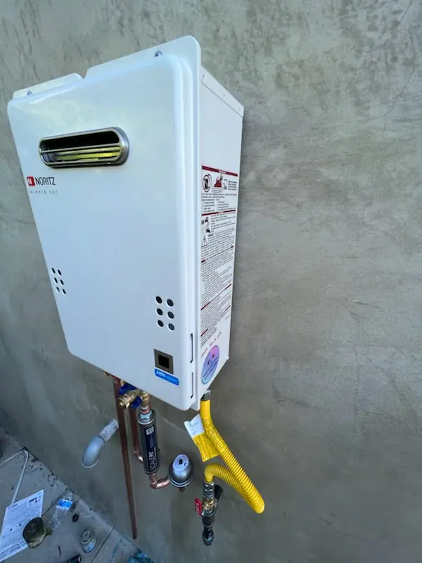 Tankless water heater installation for Arbour Green homes